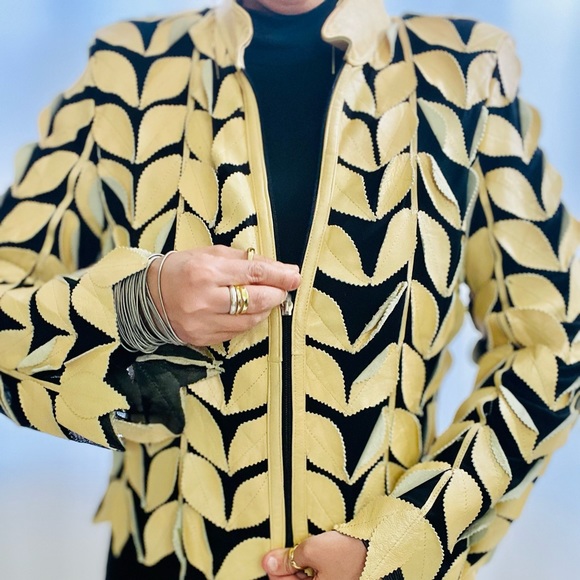 Vintage Stillman Studio Petal Leather Jacket - Picture 14 of 15